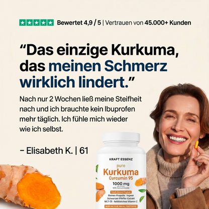 Kraft Essenz - Pure Kurkuma (1000mg)