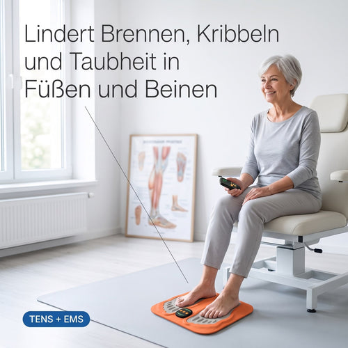 KraftEssenz Neurostimulator Pro, lindert Brennen und Kribbeln in Fuessen und Beinen